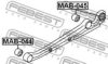 FEBEST MAB-044 Control Arm-/Trailing Arm Bush